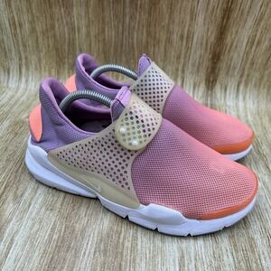 Nike Sock Dart‎ BR Women's Size 7 Sunset Glow Shoes Sneakers 896446-800